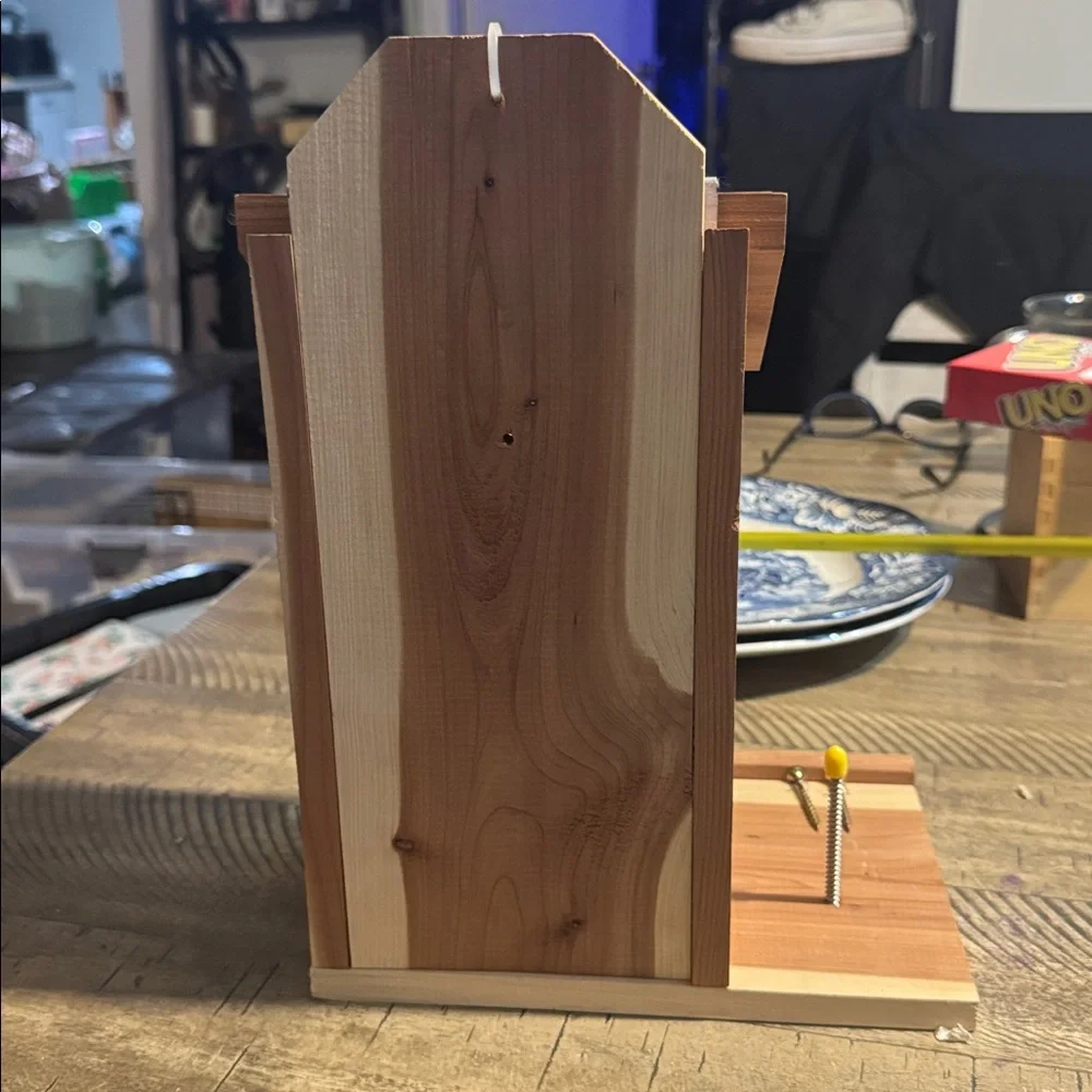 Wooden Birdhouse with Clear Panels - Picture 3 of 6